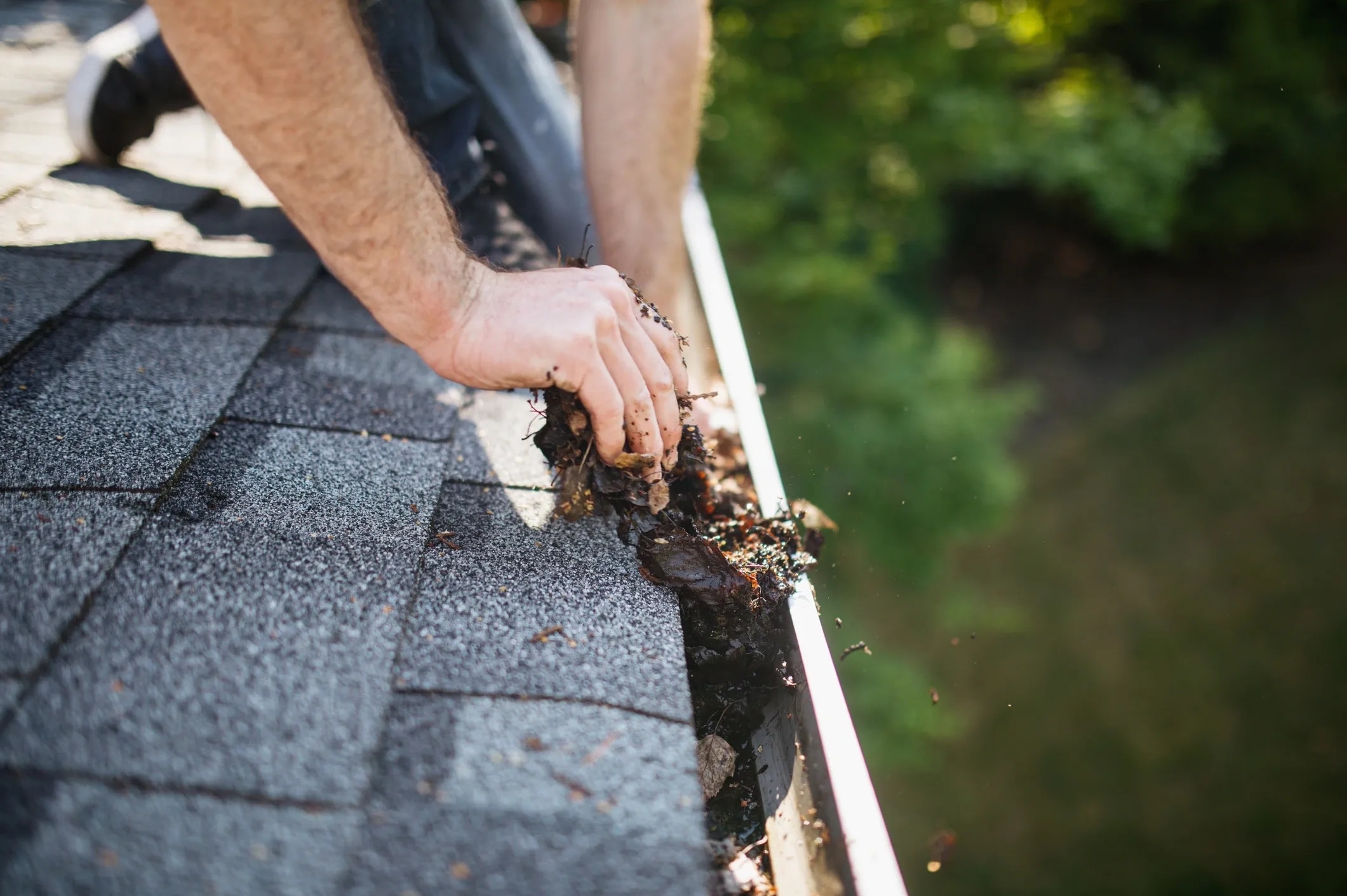 Gutter cleaning service